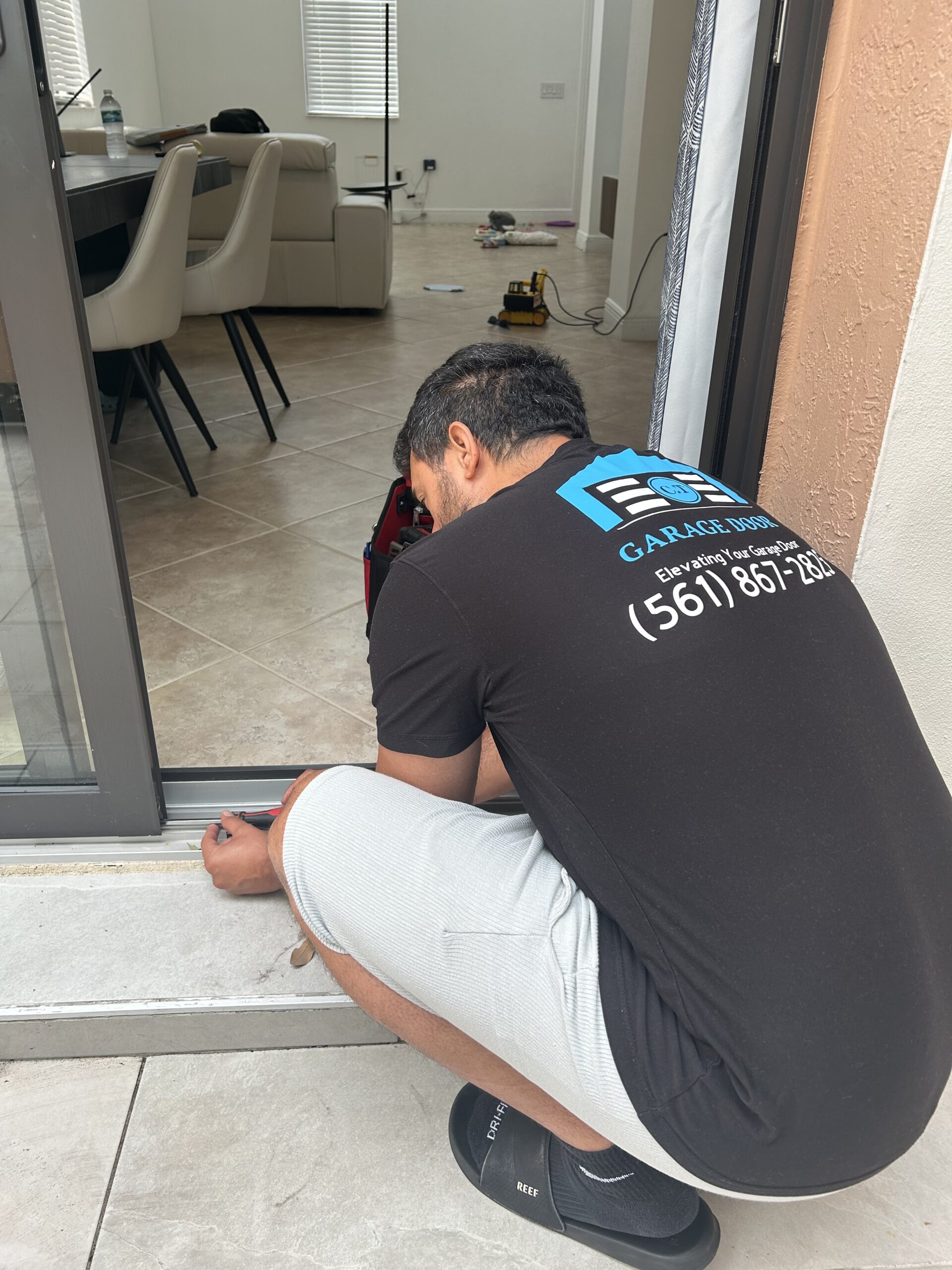 Sliding glass door glass replacement in West Palm Beach, FL