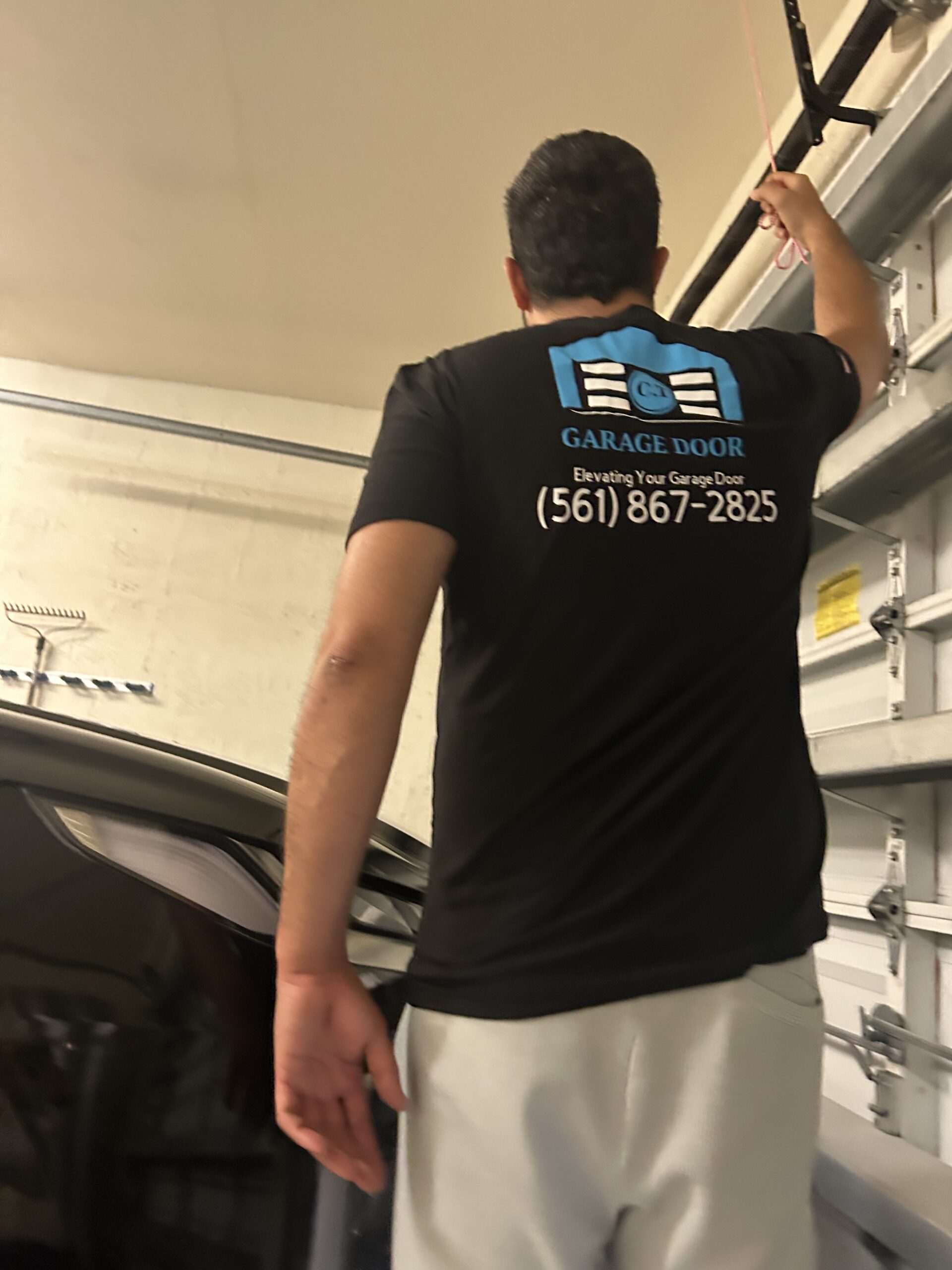 Heavy-duty garage door opener installed in Palm City, FL